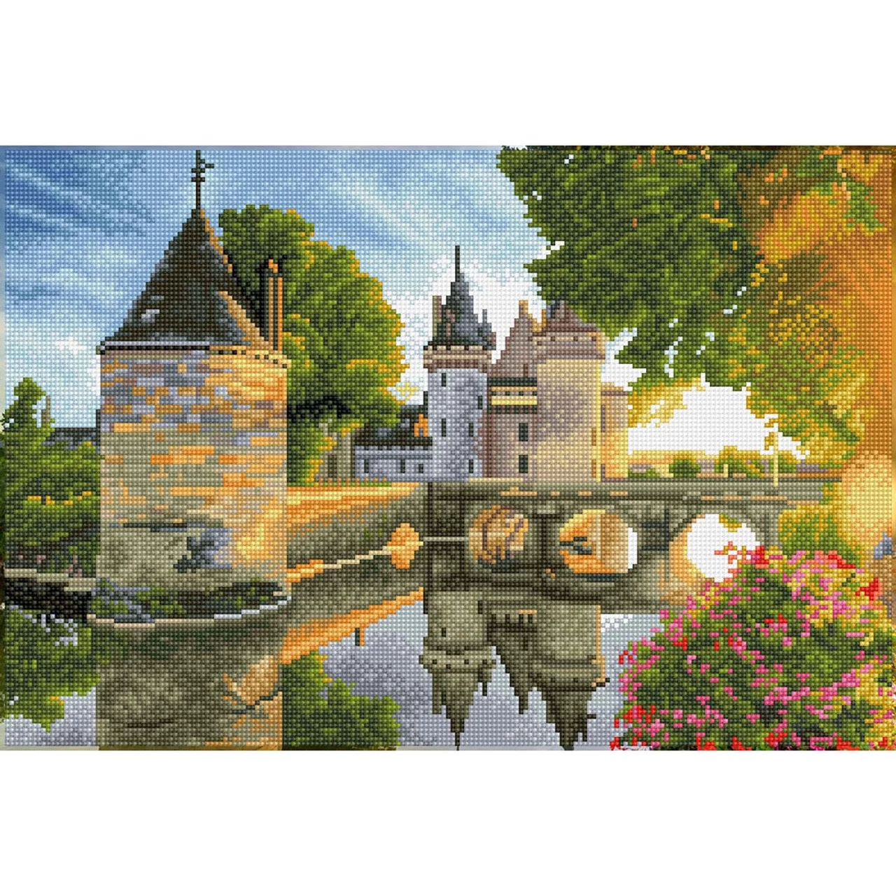 Diamond Dotz River Castle Diamond Painting 3 Diamond Dotz River Castle Diamond Painting