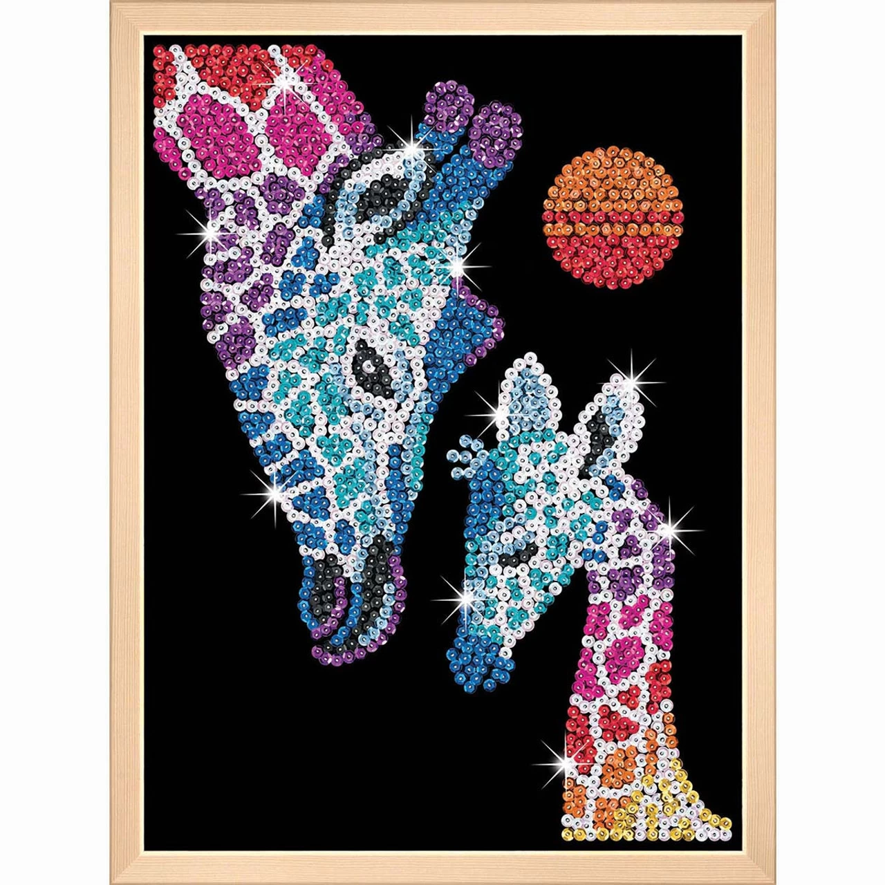 KSG Crafts Giraffe & Calf Sequin Kit 3 KSG Crafts Giraffe & Calf Sequin Kit