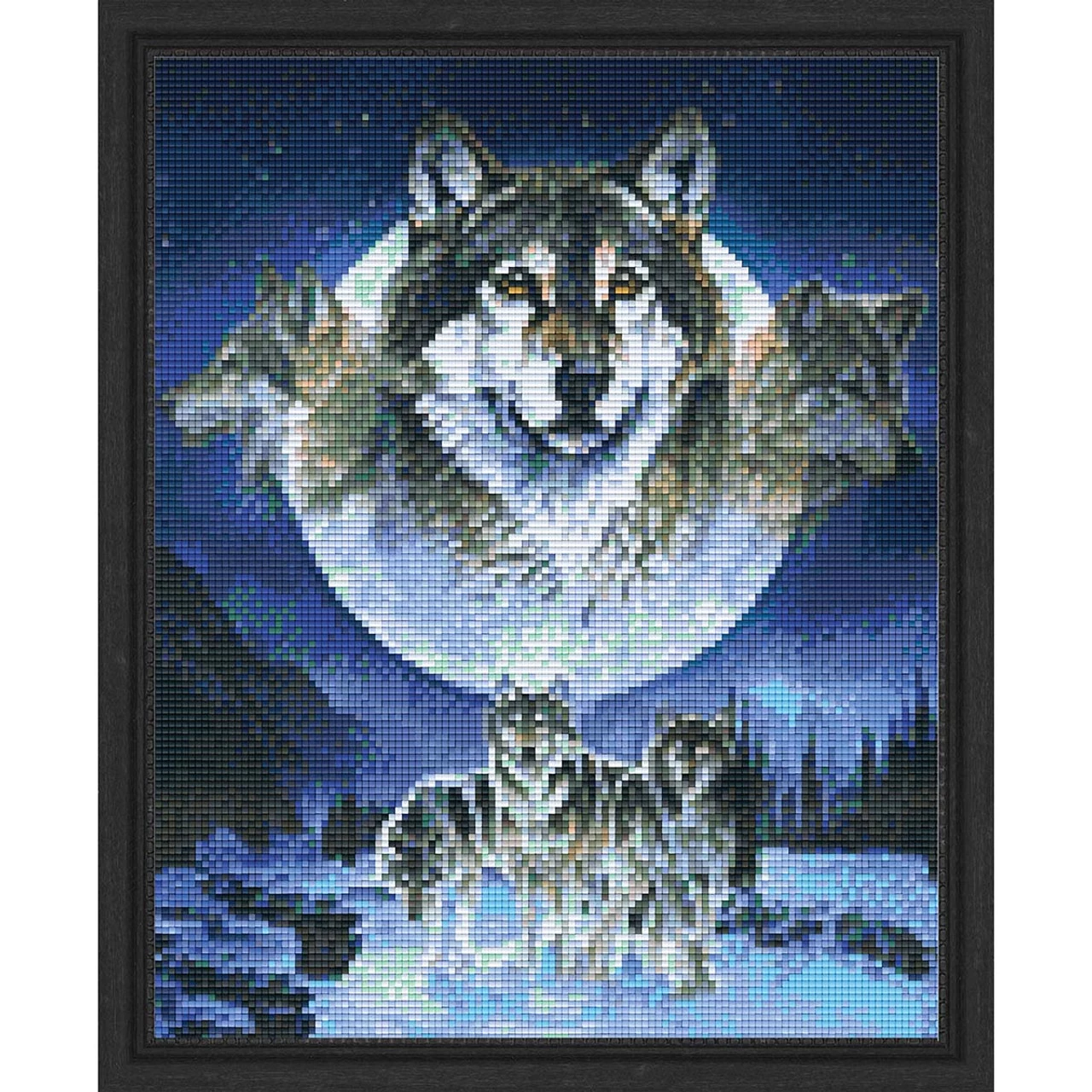 PixelHobby Wolf Dreamcatcher Mosaic Art Kit 3 PixelHobby Wolf Dreamcatcher Mosaic Art Kit