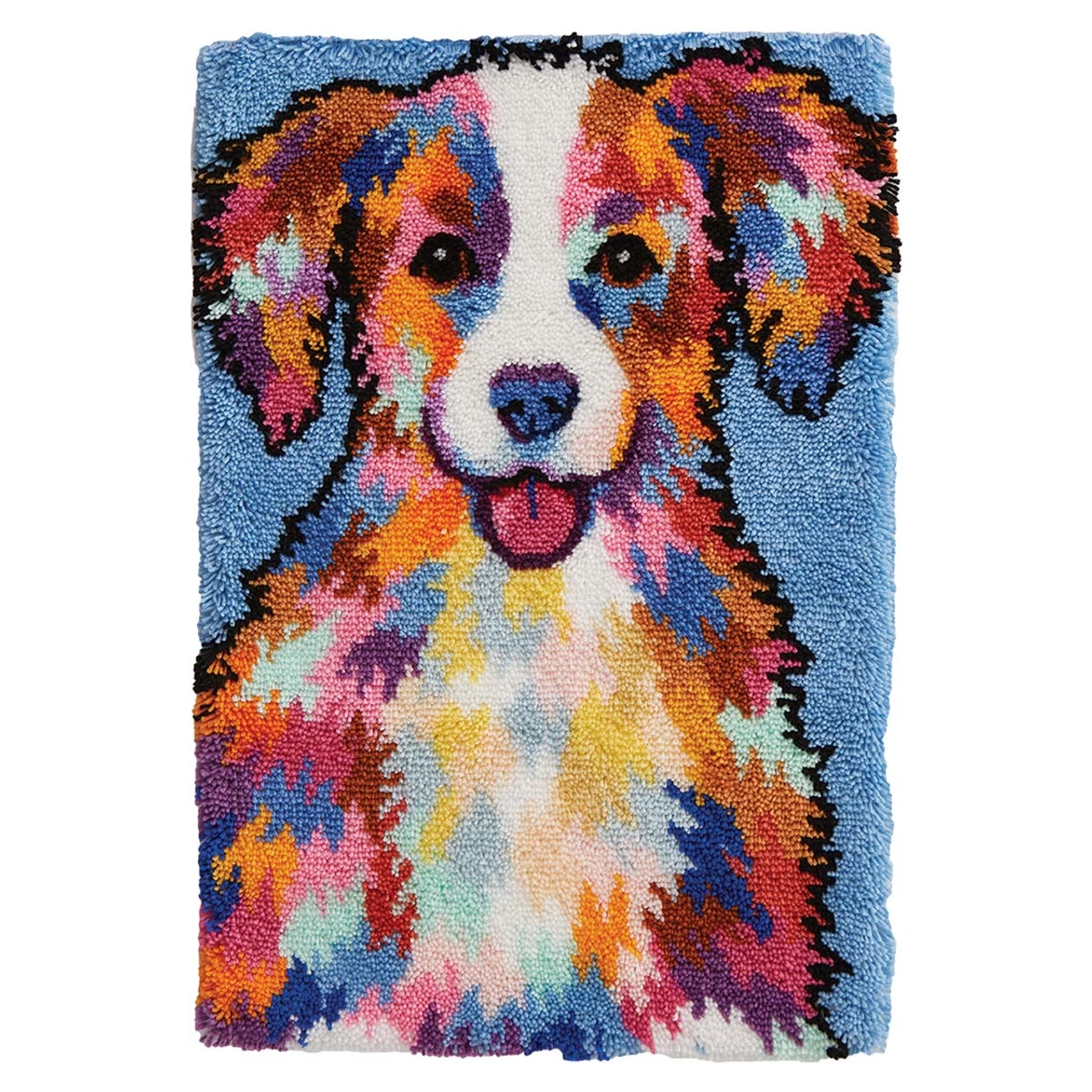 Herrschners Colorful Canine Latch Hook Kit 3 Herrschners Colorful Canine Latch Hook Kit