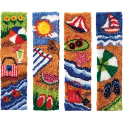 Herrschners Day At The Beach Latch Hook Kit