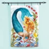 Herrschners Enchanted Mermaid Latch Hook Kit 1 Herrschners Enchanted Mermaid Latch Hook Kit -Craft and Hobbies Store 132223 23616.1693411762