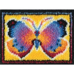 WonderArt Butterfly Fantasy Latch Hook Kit