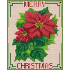 PixelHobby Merry Christmas-Poinsettia Mosaic Art Kit