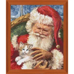 PixelHobby Santa & Kitten Mosaic Art Kit