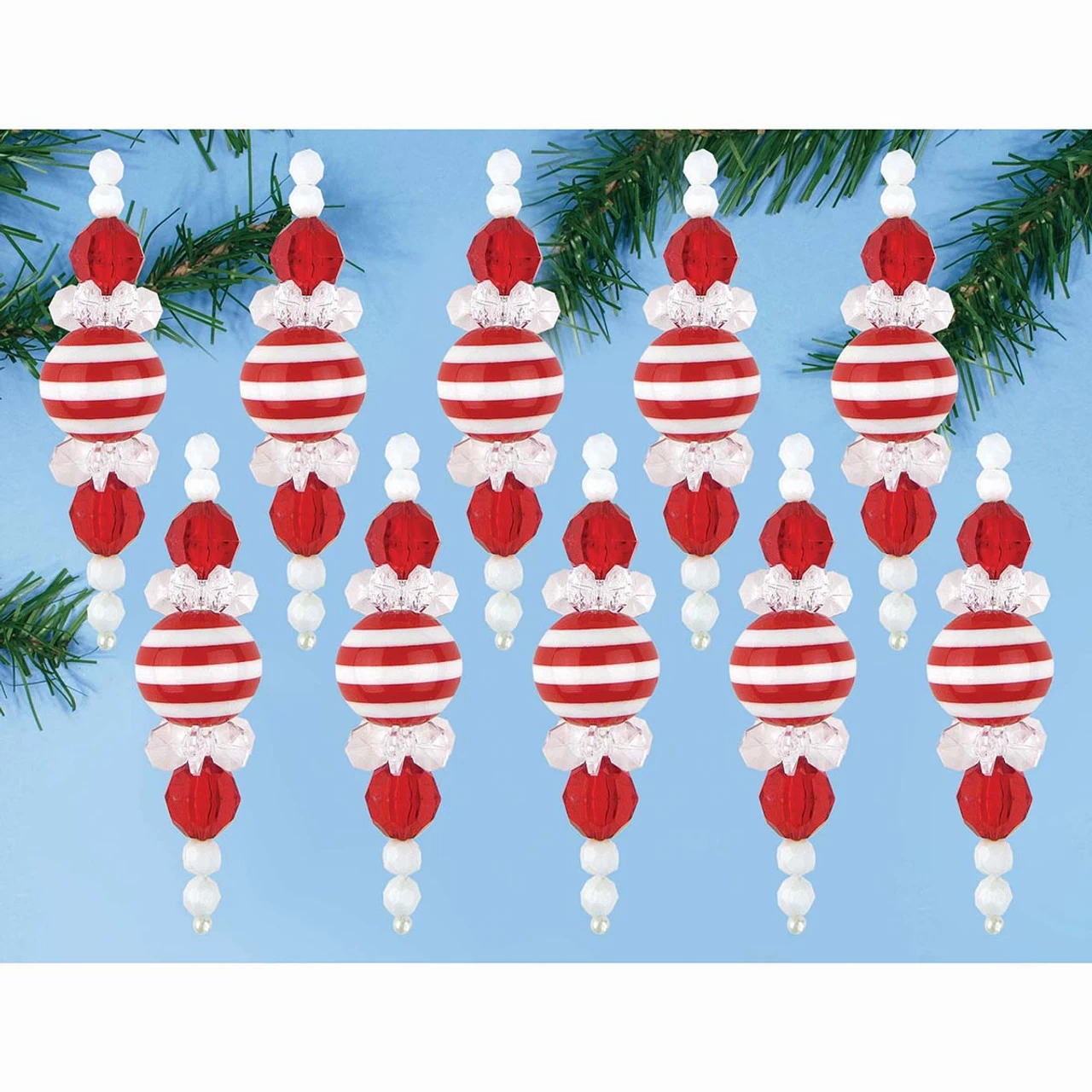 Design Works Peppermint Drop Ornament Kit 3 Design Works Peppermint Drop Ornament Kit