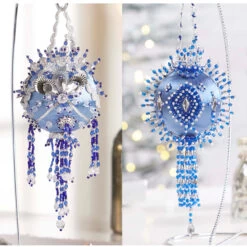 Herrschners Collectors Ornament Pair - Blues Ornament Kit