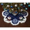 Herrschners Snow Happy Tree Skirt Latch Hook Kit 2 Herrschners Snow Happy Tree Skirt Latch Hook Kit -Craft and Hobbies Store 552130 97282.1693464432